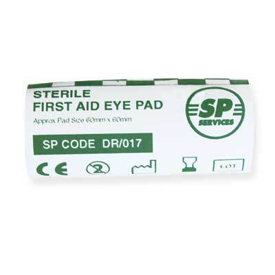 Eye Pad Sterile HSE Dressing Flow Wrap