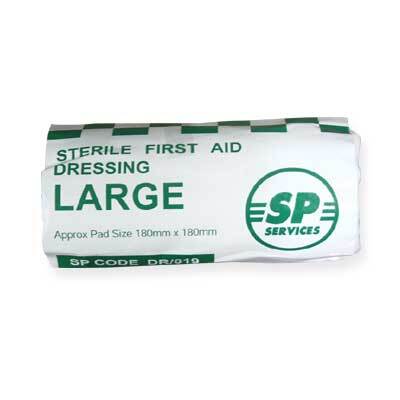 SP Large Sterile HSE Flow Wrapped Dressing - 18 x 18cm