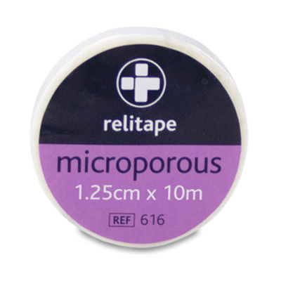 Relitape Microporous Tape - 1.25cm x 10m