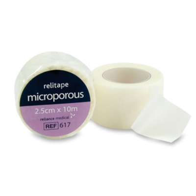 Relitape Microporous Tape - 2.5cm x 10m