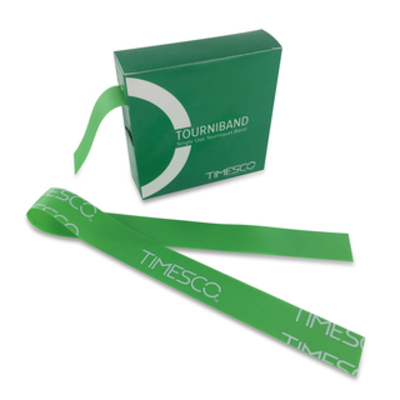 Timesco Tourniband Single Use Band Type Tourniquets, Roll of 25