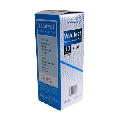 WMS Valutest Urine Analysis Test Strips 10 x 100