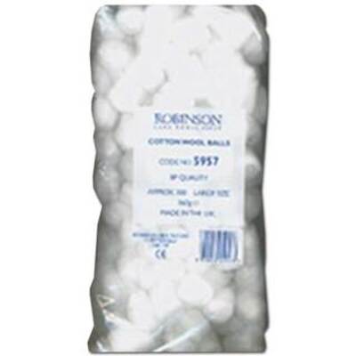 Cotton Wool Balls Bag of 250 Large Balls