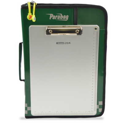 Parabag A4 Multi-Organiser with Clipboard - TPU, Green