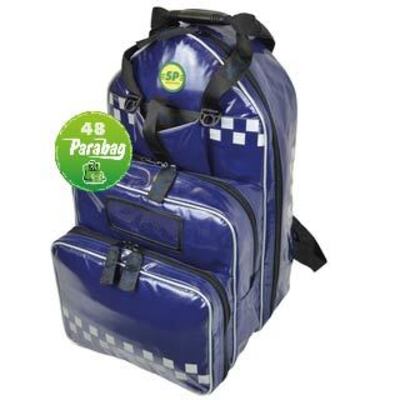 SP Parabag First Responder AED & Oxygen Backpack - TPU, Heavy-Duty, Navy Blue