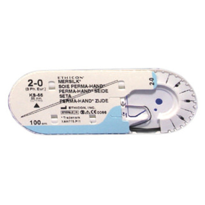 W791 Mersilk Suture - Size 2/0