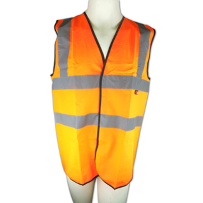 Orange Hi-Vis Waistcoat - LARGE