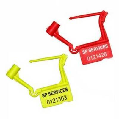 Plastic Padlock Seals - Yellow